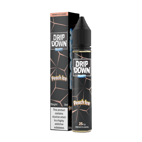 DRIP DOWN - PEACH ICE 25MG 30ML - Vapebeat