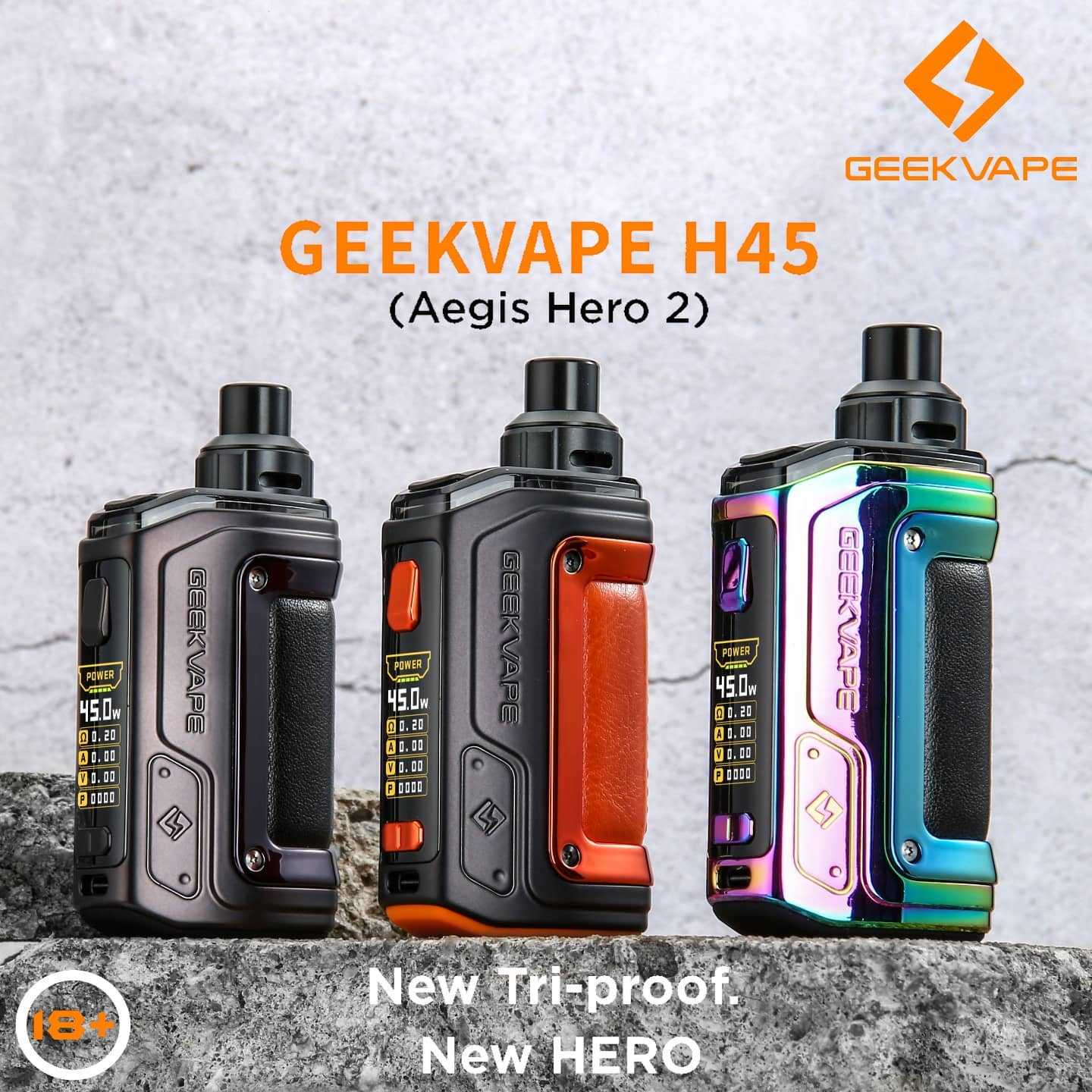 Geekvape H45 (Aegis Hero 2) Pod Mod Kit 1400mah - Vapebeat