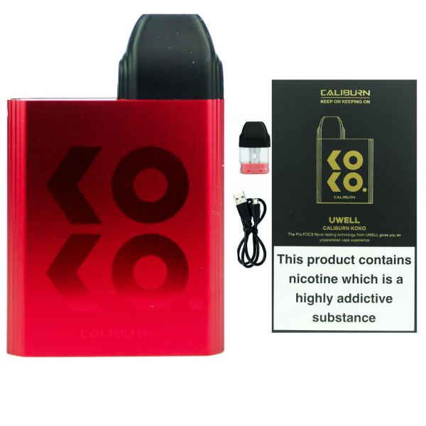 MYUWELL CALIBURN KOKO KIT 520MAH RED - Vapebeat