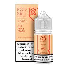PODSALT 50MG 30ML - FUJI APPLE PEACH - Vapebeat