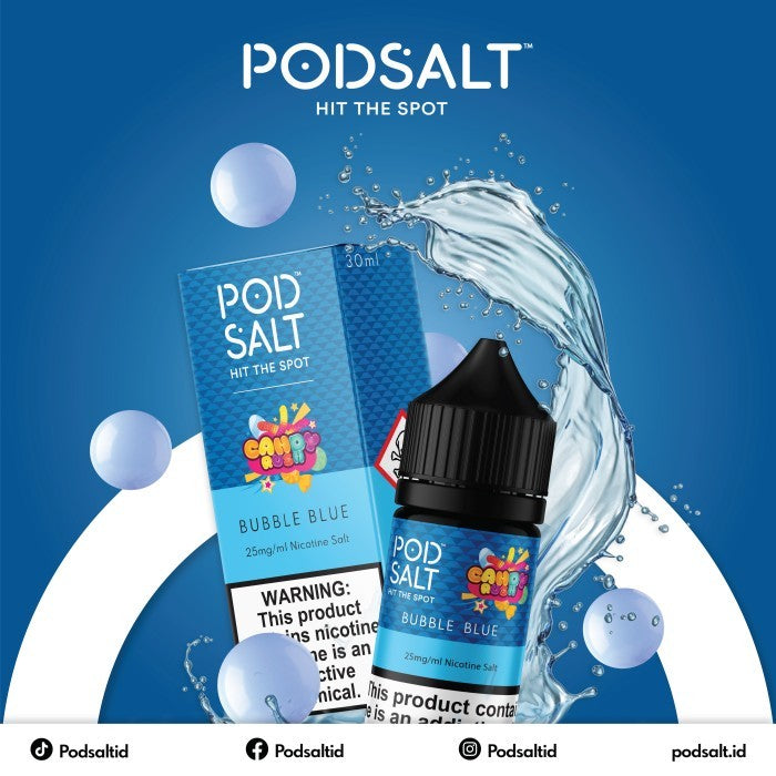 PODSALT - BUBBLE BLUE 25mg 30ml - Vapebeat