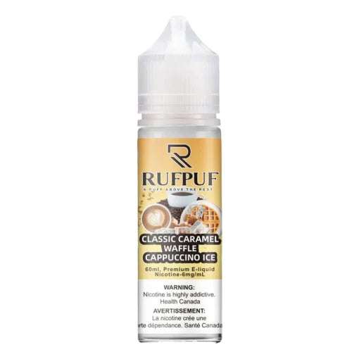 RufPuf Classic Caramel Waffle Cappuccino Ice – 60ml - Vapebeat