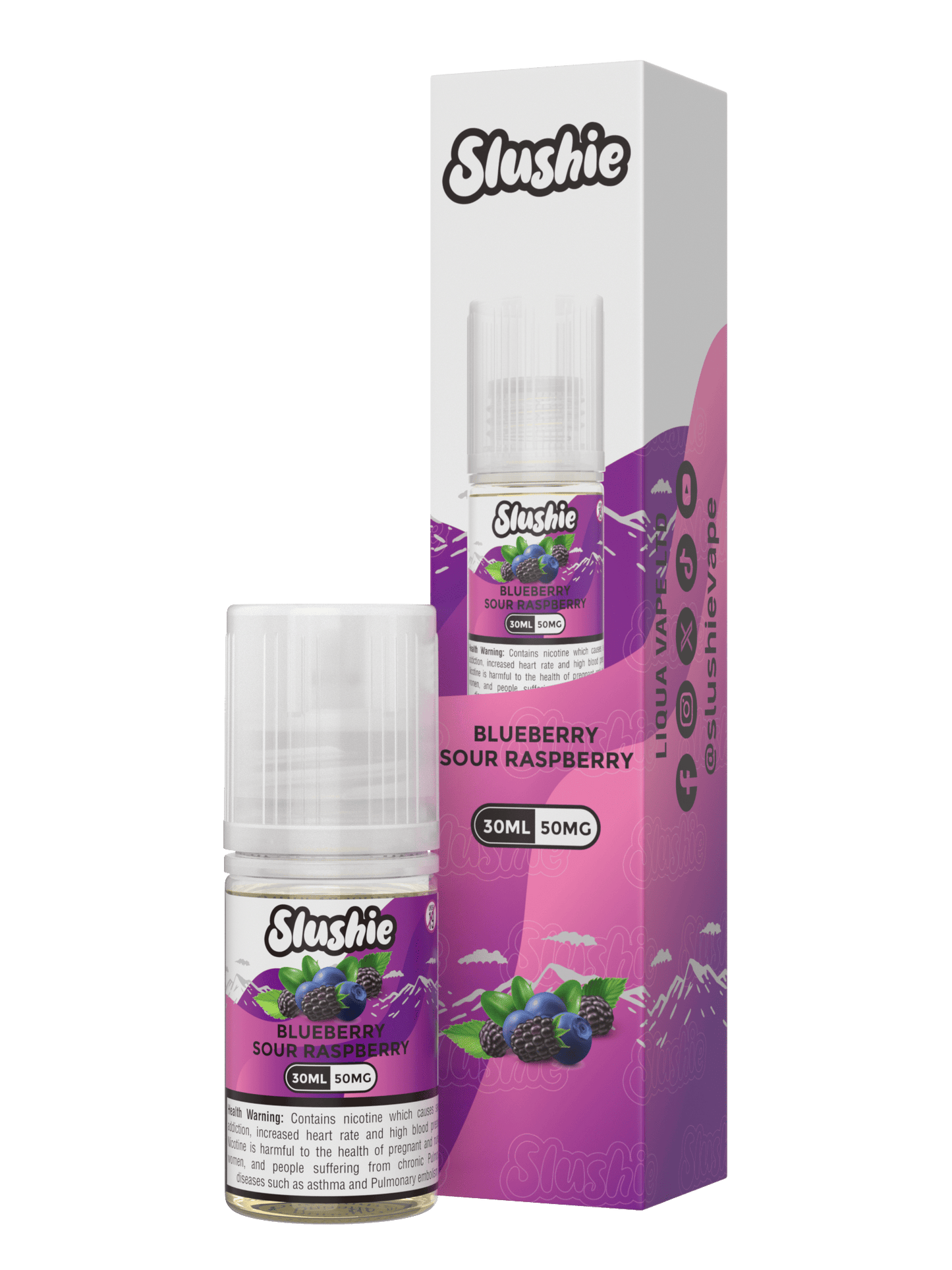 SLUSHIE - Blueberry Sour Raspberry 30ML - Vapebeat