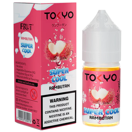 TOKYO SUPER COOL RAMBUTAN 35MG,50MG - 30ML - Vapebeat