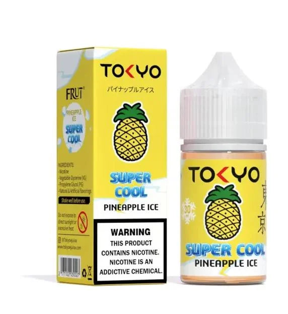 TOKYO SUPERCOOL PINEAPPLE ICE 60MG-30ML - Vapebeat
