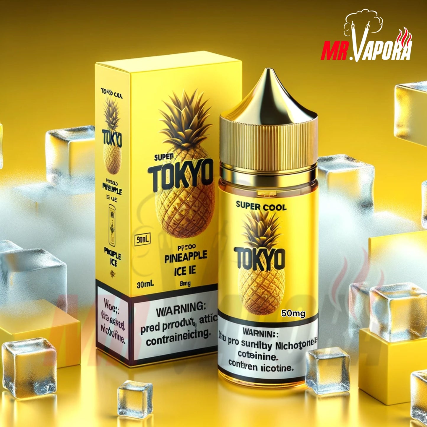 Tokyo - Super Cool Pineapple Ice 30ml 35/50Mg - Vapebeat