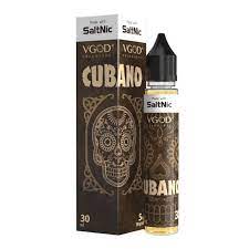 VGOD CUBANO BROWN SALTNIC E-LIQUID 50MG 30ML - Vapebeat