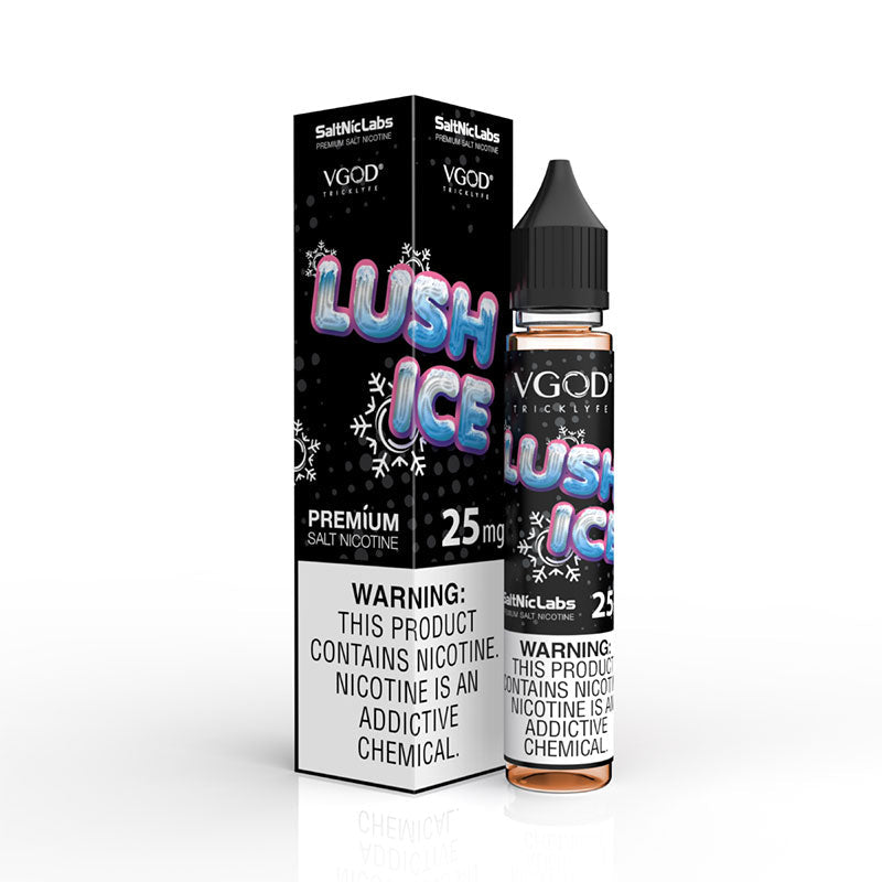 VGOD LUSH ICE SALT NIC E-LIQUID 25 MG 30ML - Vapebeat