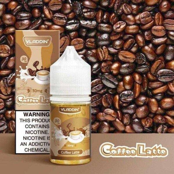 VLADDIN COFFEE LATTE 50MG 30ML - Vapebeat