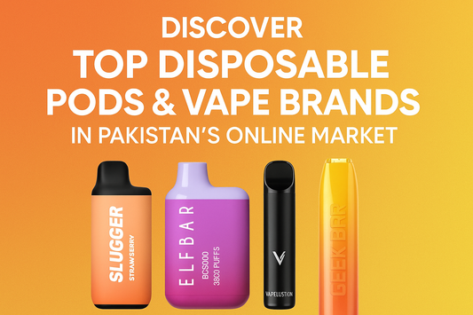 Discover Top Disposable Pods & Vape Brands in Pakistan's Online Market