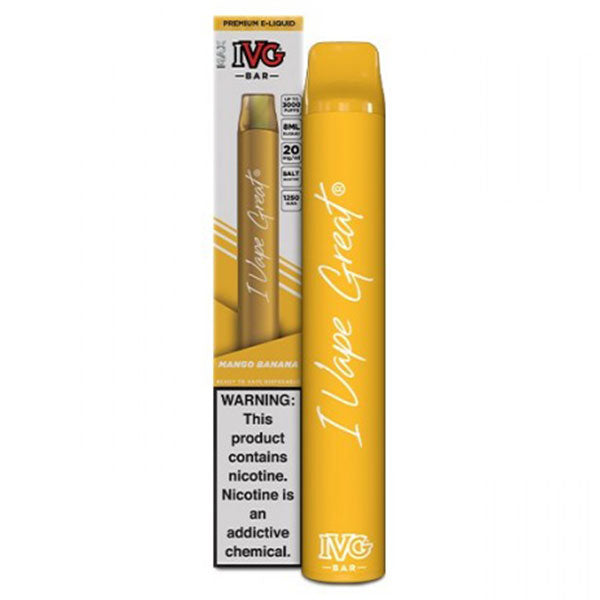 IVG - MANGO BANANA - 3000PUFFS 2% DISPOSABLE