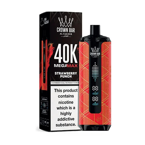 AL FAKHER MEGA MAX 40K CROWN BAR DISPOSABLE 6MG - Vapebeat