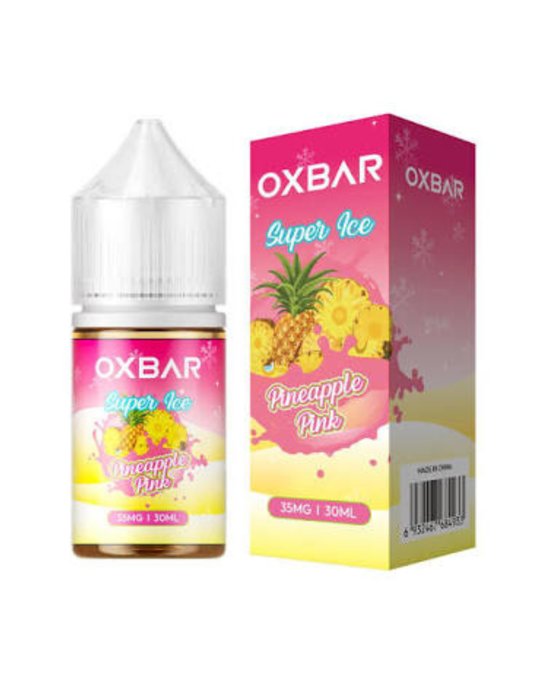 OXBAR PINEAPPLE PINK 30ML - SUPER ICE NIC SALT