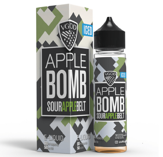 VGOD APPLE BOMB ICED 60ML (12mg,18mg) - Vapebeat