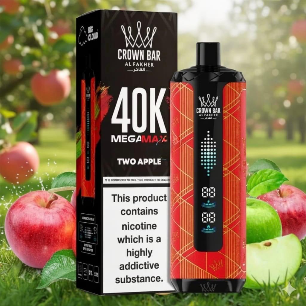 AL FAKHER MEGA MAX 40K CROWN BAR DISPOSABLE 6MG - Vapebeat