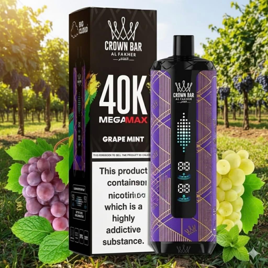 AL FAKHER MEGA MAX 40K CROWN BAR DISPOSABLE 6MG - Vapebeat