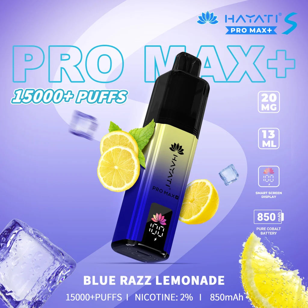 HAYATI PRO MAX S+ 15000 PUFFS DISPOSABLE