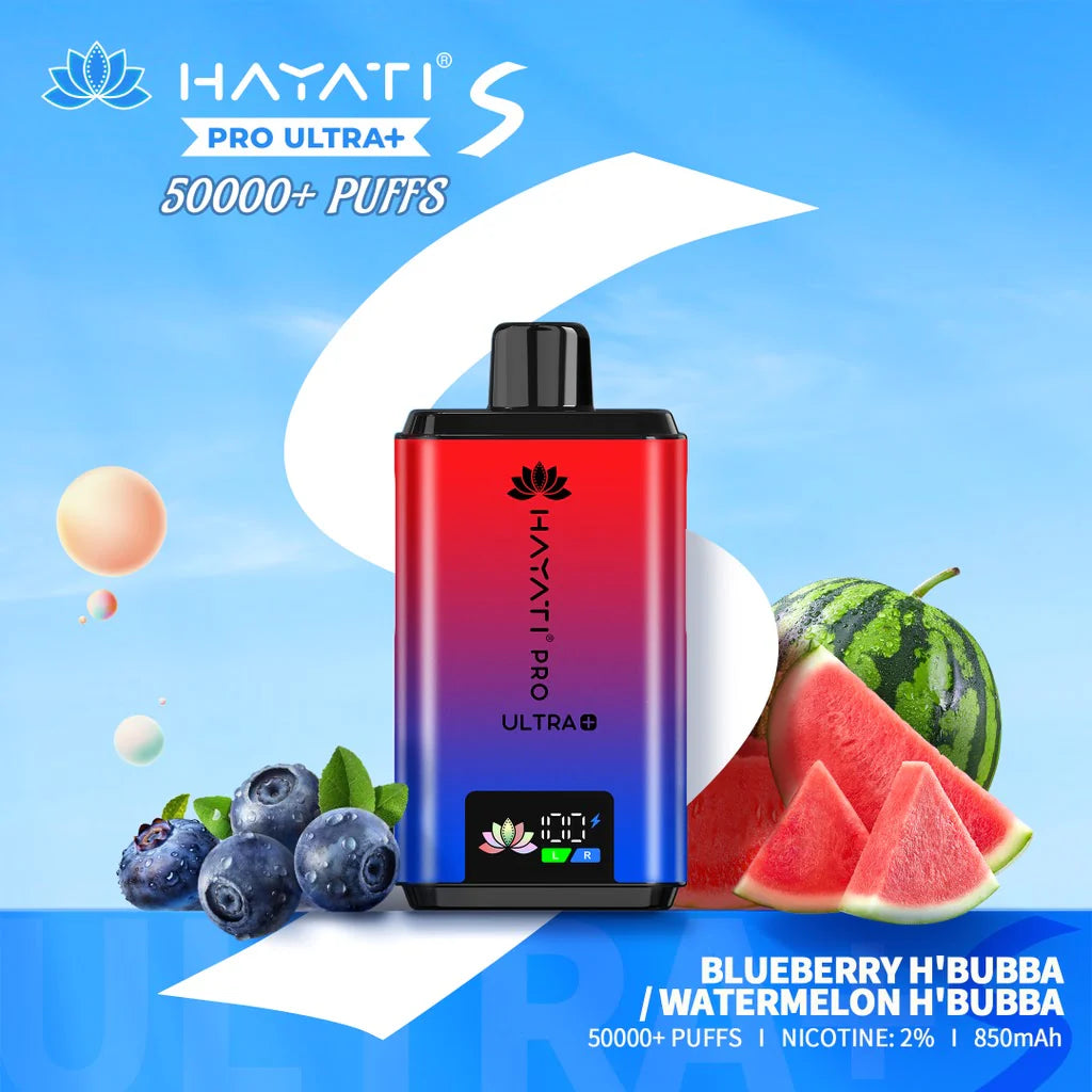 Hayati Pro Ultra Plus S- 𝟓𝟎K  Puffs Kit