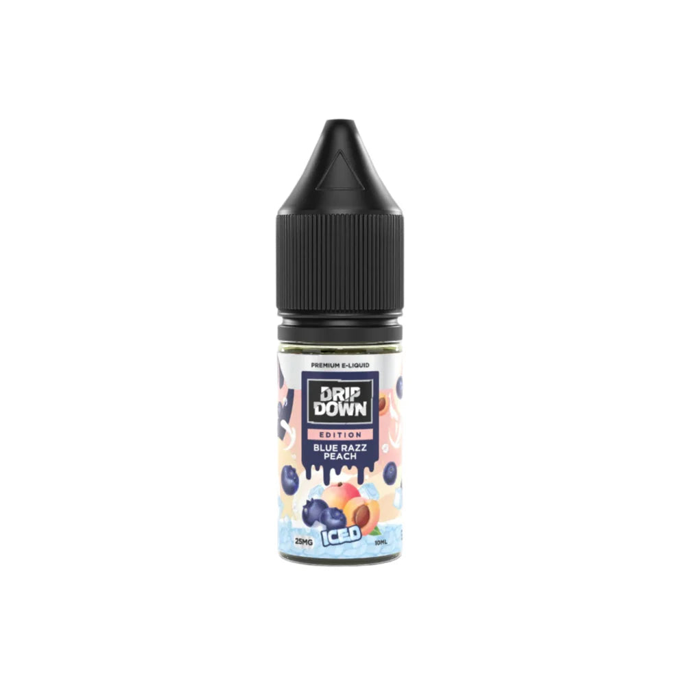 Buy Drip Down Blue Razz Peach Ice 10ml Edition Series - Vapebeat