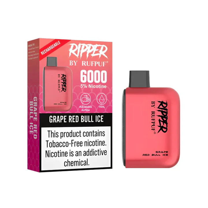 RIPPER BY RUFPUF - Disposable 6000 Puffs 5% - Vapebeat