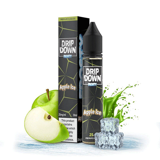 DRIP DOWN - APPLE ICE 25MG 30ML - Vapebeat