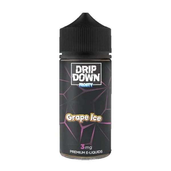 DRIP DOWN FROSTY GRAPE ICE 100ML - Vapebeat