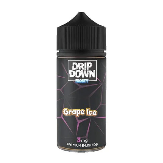 DRIP DOWN FROSTY GRAPE ICE 100ML - Vapebeat