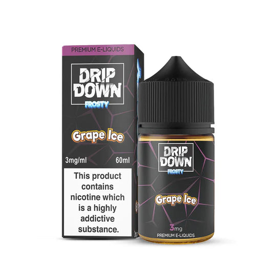 DRIP DOWN FROSTY GRAPE ICE 12MG - 60ML - Vapebeat