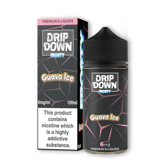 DRIP DOWN FROSTY GUAVA ICE 100ML - Vapebeat