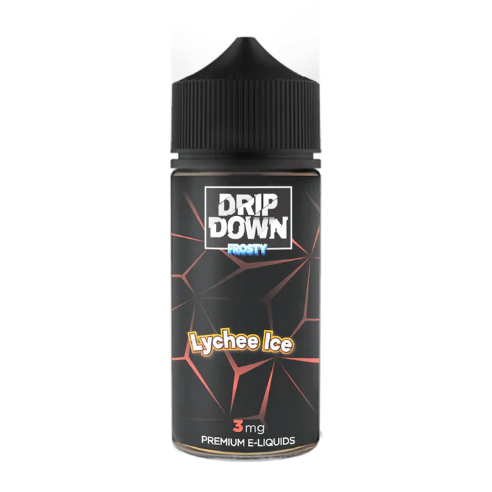 DRIP DOWN FROSTY LYCHEE  ICE 100ML - Vapebeat