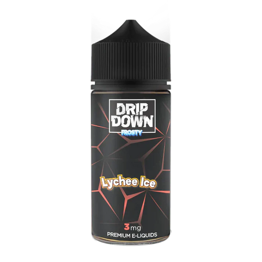 DRIP DOWN FROSTY LYCHEE  ICE 100ML - Vapebeat