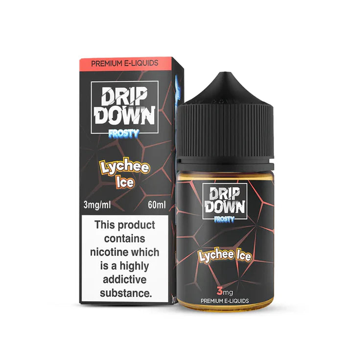 DRIP DOWN FROSTY LYCHEE ICE  12MG - 60ML - Vapebeat