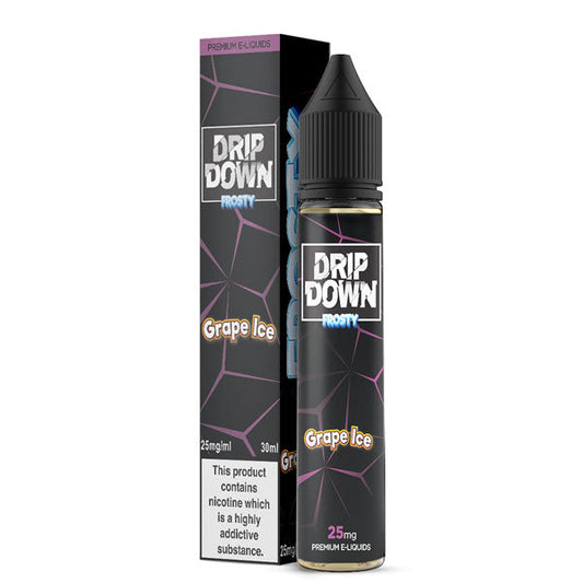 DRIP DOWN - GRAPE ICE 25MG 30ML - Vapebeat