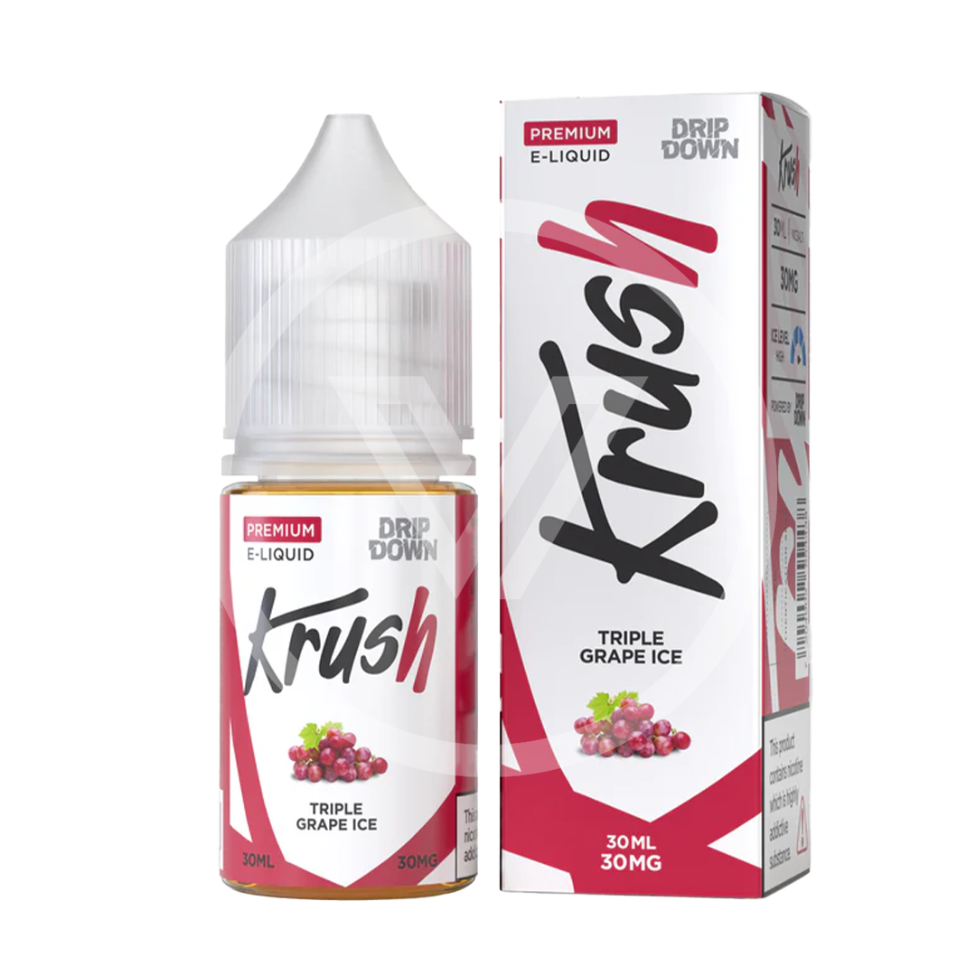DRIP DOWN KRUSH TRIPLE GRAPE ICE 30MG - 50MG 30ML - Vapebeat