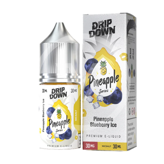 DRIP DOWN PINEAPPLE SERIES PINEAPPLE BLUEBERRY ICE 50MG - 30MG 30ML - Vapebeat
