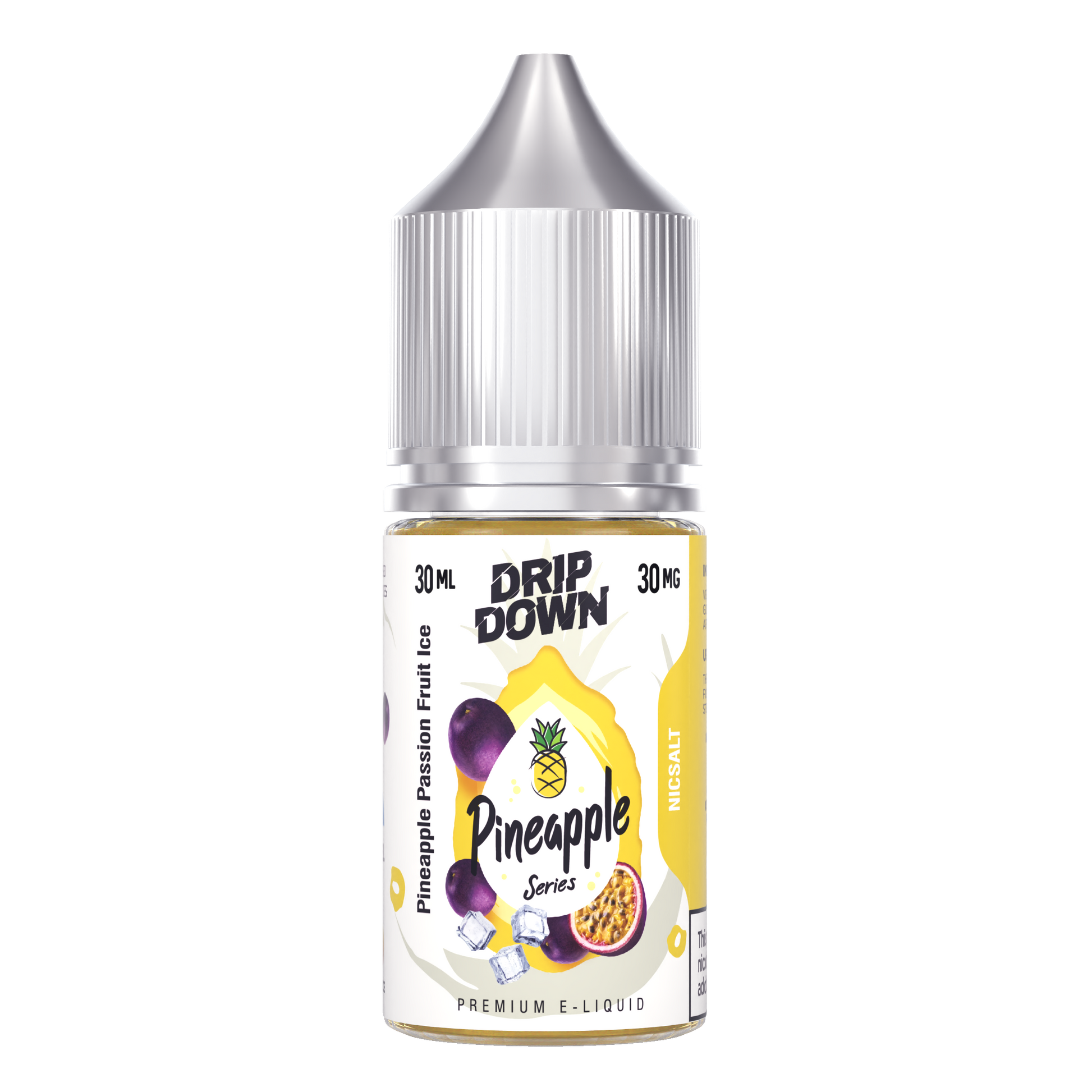 DRIP DOWN PINEAPPLE SERIES PINEAPPLE PASSIONFRUIT ICE 30MG,50MG - 30ML - Vapebeat