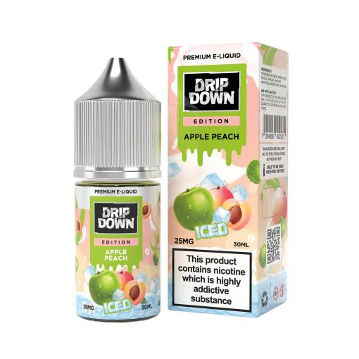 Drip Down Iced Series Apple Peach Ice 30ml (25/50 mg) - Vapebeat