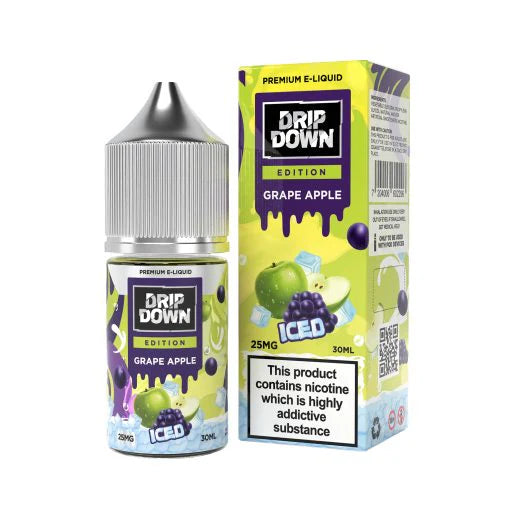 Drip Down Iced Series Grape Apple Ice 30ml (25/50 mg) - Vapebeat