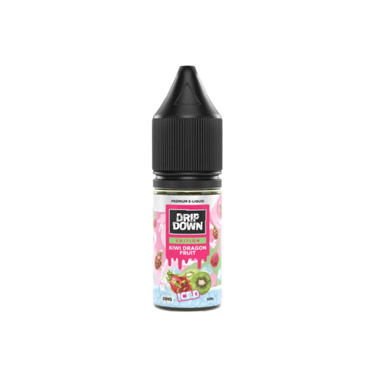 Drip Down Kiwi Dragon Fruit Ice 10ml-25mg - Vapebeat