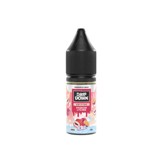 Drip Down Passion Lychee Ice 10ml-25mg - Vapebeat