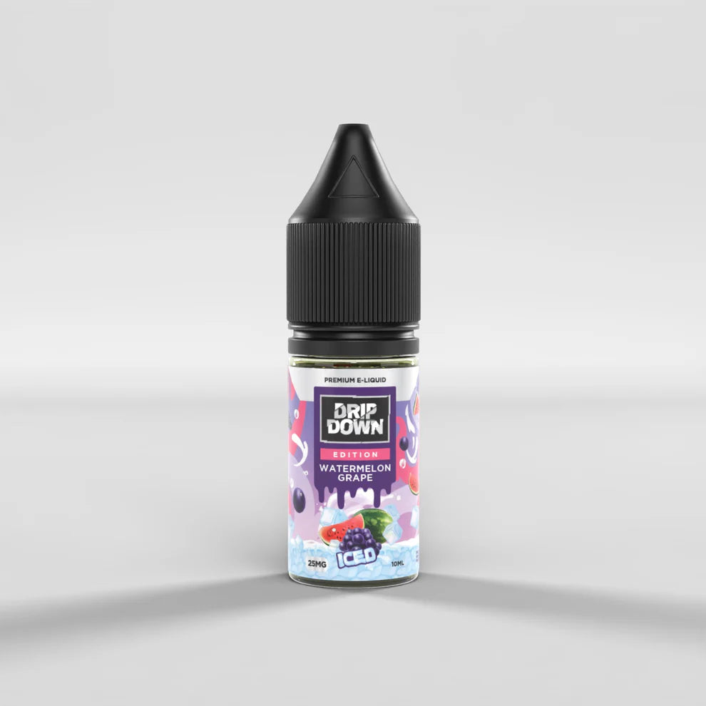Drip Down Watermelon Grape Ice 10ml-25mg - Vapebeat