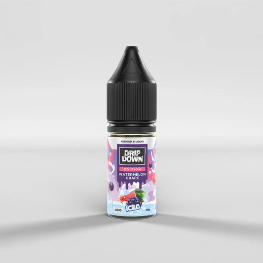 Drip Down Watermelon Grape Ice 10ml-25mg - Vapebeat