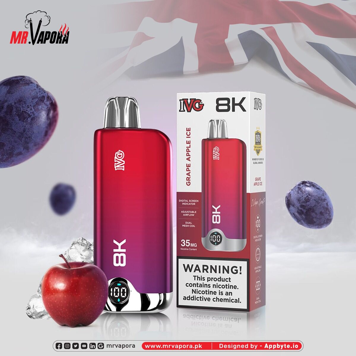 Ivg 8k Puffs Disposable At Best Price In Pakistan - Vapebeat