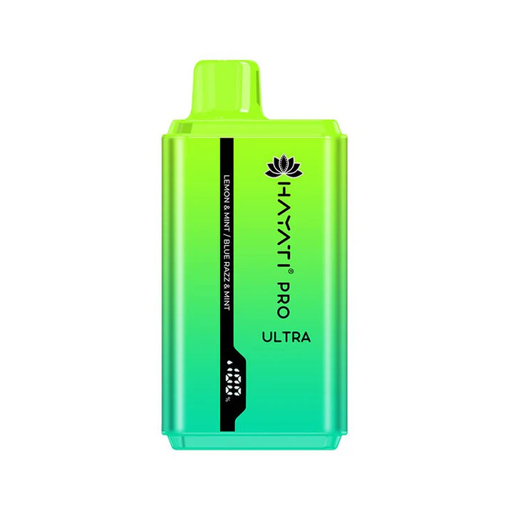 HAYATI PRO ULTRA LEMON & LIME / BLUE RAZZ & MINT 15000 PUFFS - Vapebeat