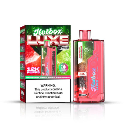 PUFF HOTBOX LUXE 20ML 12000 PUFF DISPOSABLE VAPE