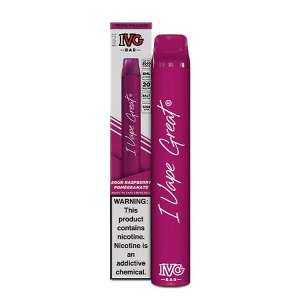 IVG BAR DISPOSABLE 3% 3000 PUFFS