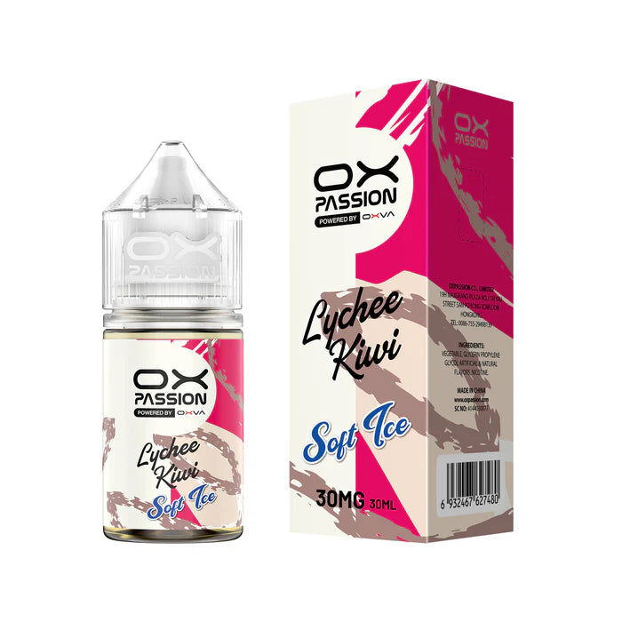 LYCHEE   KIWI   ICE   30ML   -   OX   PASSION   SOFT   ICE - MrVapora.pk