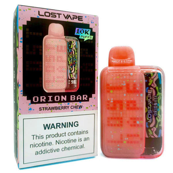 Lost Vape Ortion Bar Strawberry Chew 10k Puffs 5% - Vapebeat
