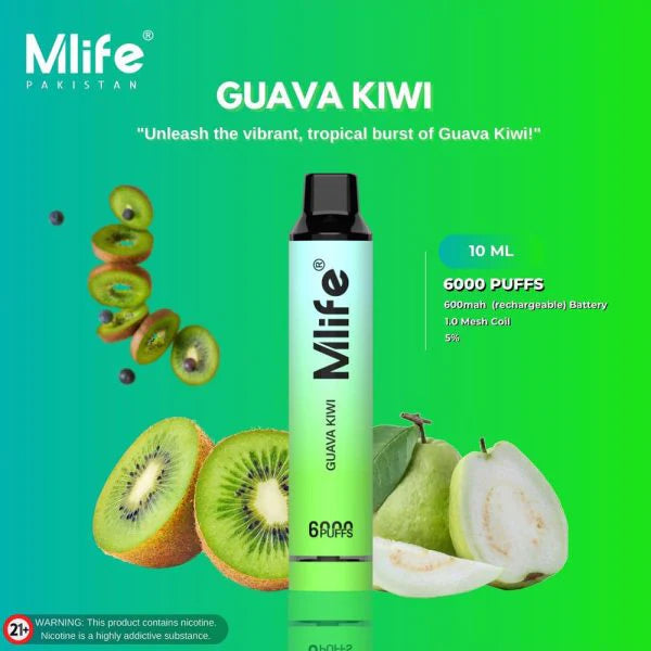 MLife Disposables 6000 Puffs 50mg at Best Price - Vapebeat
