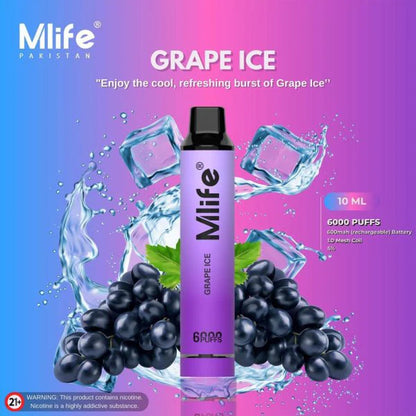 MLife Disposables 6000 Puffs 50mg at Best Price